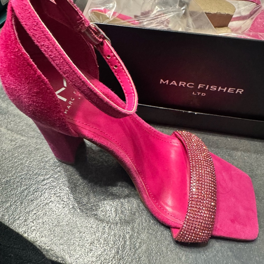 Marc Fisher Women's Pink Heeled Sandals